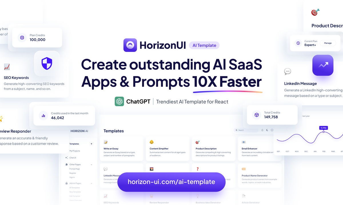 Introducing Horizon AI Template: The world's First ChatGPT AI Admin Template & Kit