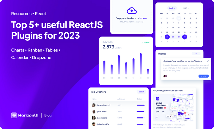 Top 5+ useful ReactJS Plugins for 2023